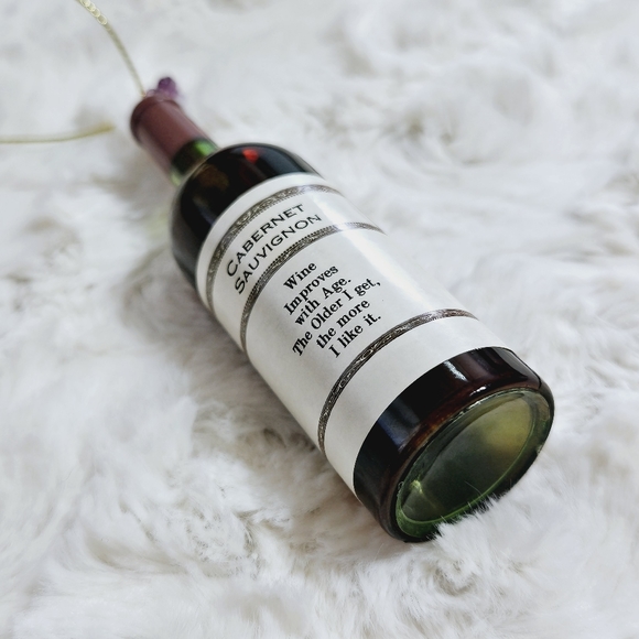 2 Pc. Wine Christmas Ornament Set - Picture 9 of 10